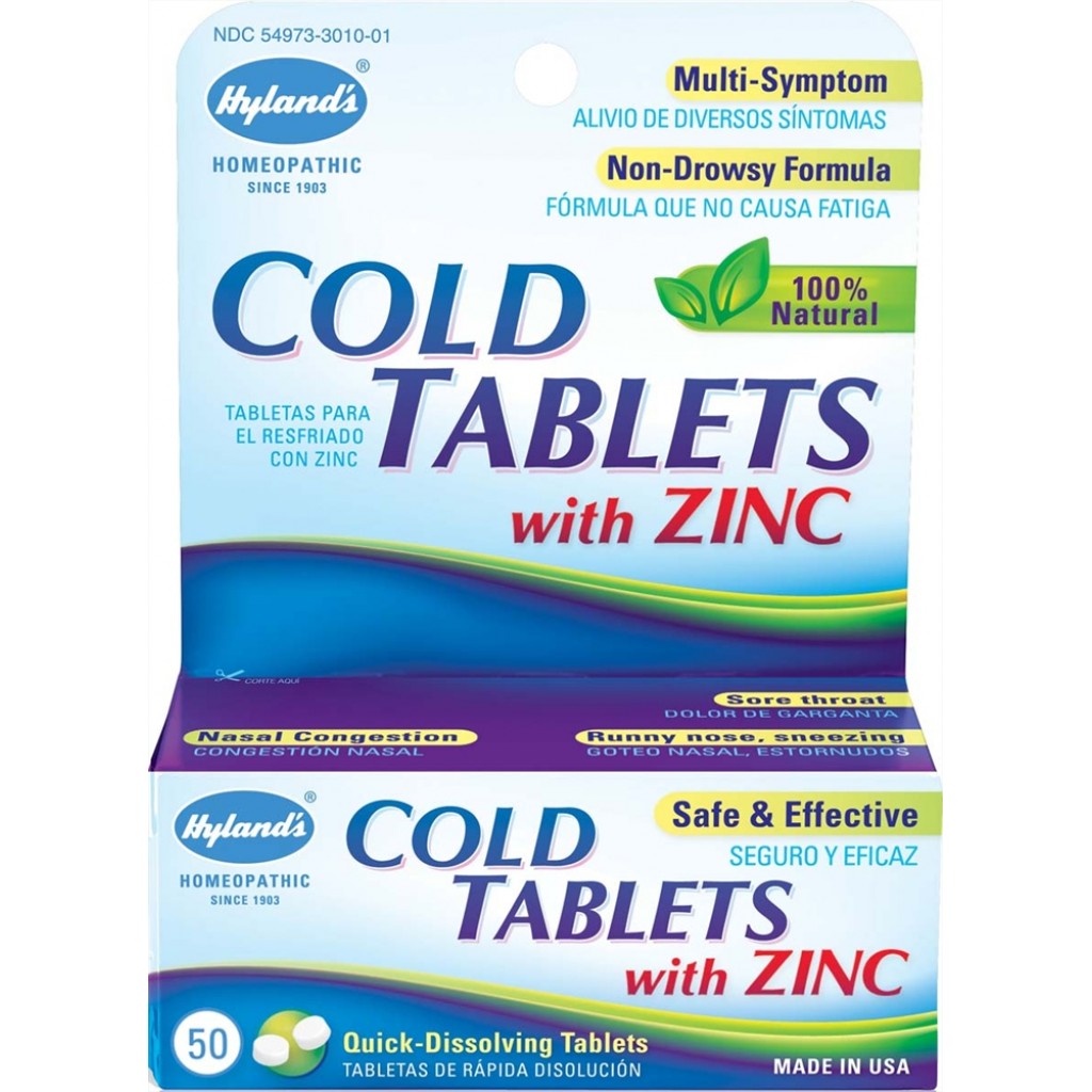 Hyland’s® Cold Tablets with Zinc