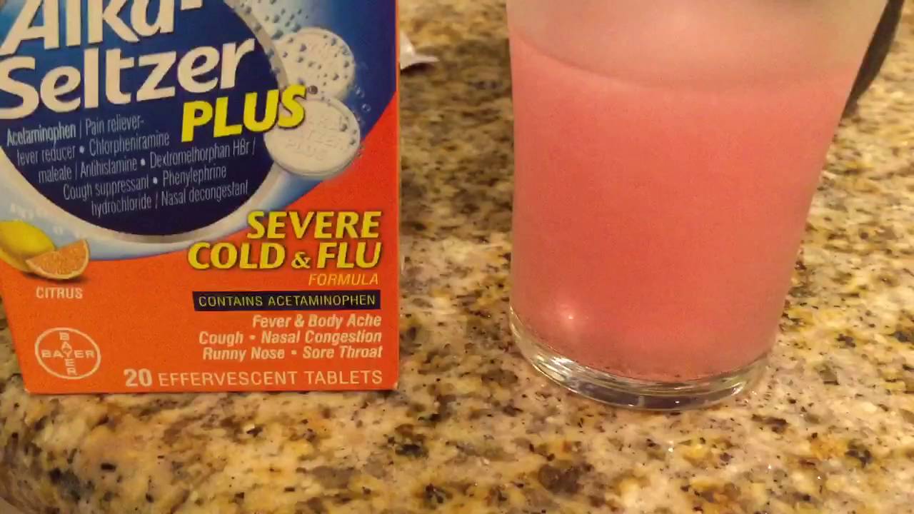 Alka-Seltzer Plus® Severe Cold & Flu Formular