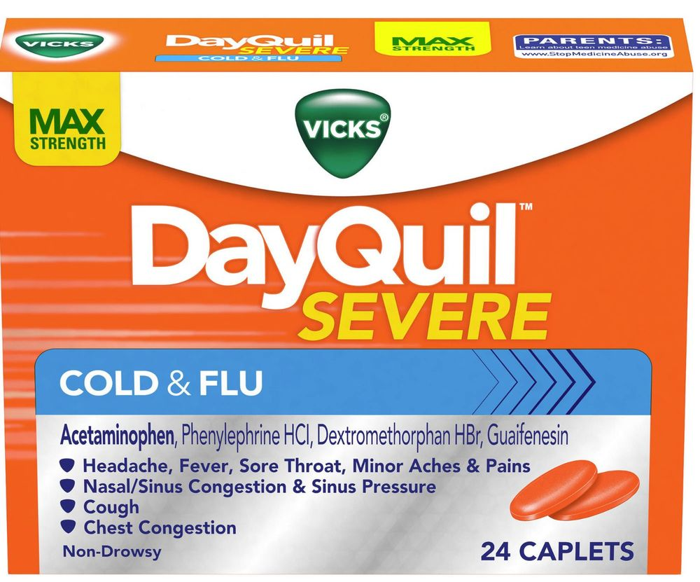 DayQuil® Severe Cold & Flu Caplets