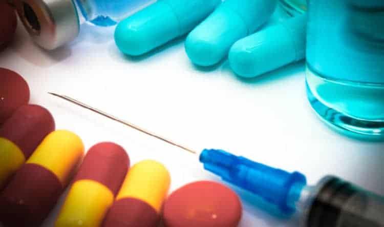 Ciprofloxacin + dexamethasone