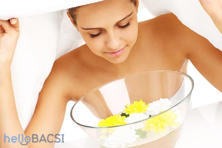 Tiết lộ cách xông mặt trị mụn ẩn hiệu quả ngay tại nhà