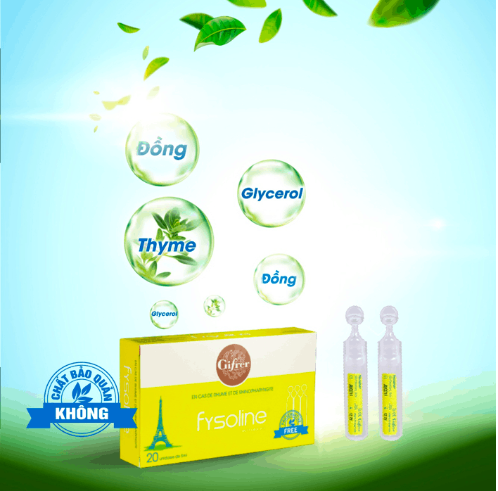 Nước muối sinh lý Fysoline kháng khuẩn