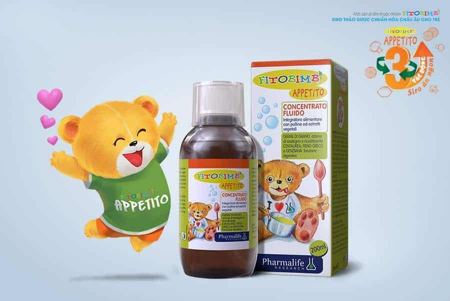 Trẻ biếng ăn, hãy sử dụng Appetito Bimbi!