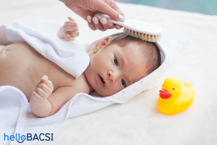 Truy tìm nguyên nhân trẻ sơ sinh bị gàu và cách khắc phục