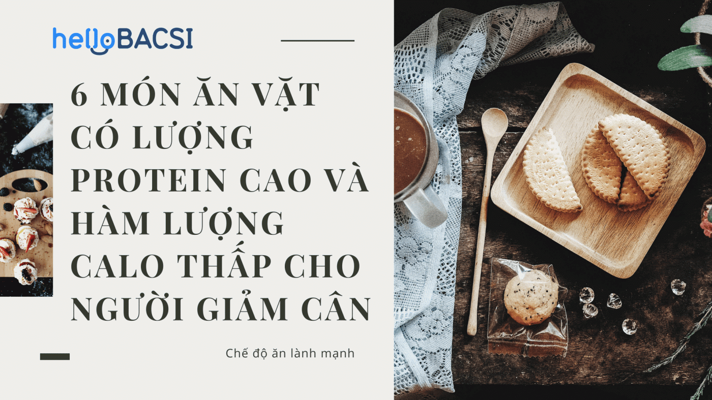 6 món ăn vặt có lượng protein cao cho người giảm cân