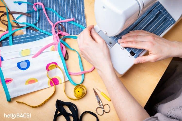 Cách may khẩu trang vải đơn giản tại nhà phòng Covid-19