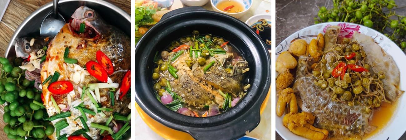 3 cách nấu cá nâu kho trái giác, cá nâu kho me và kho lạt