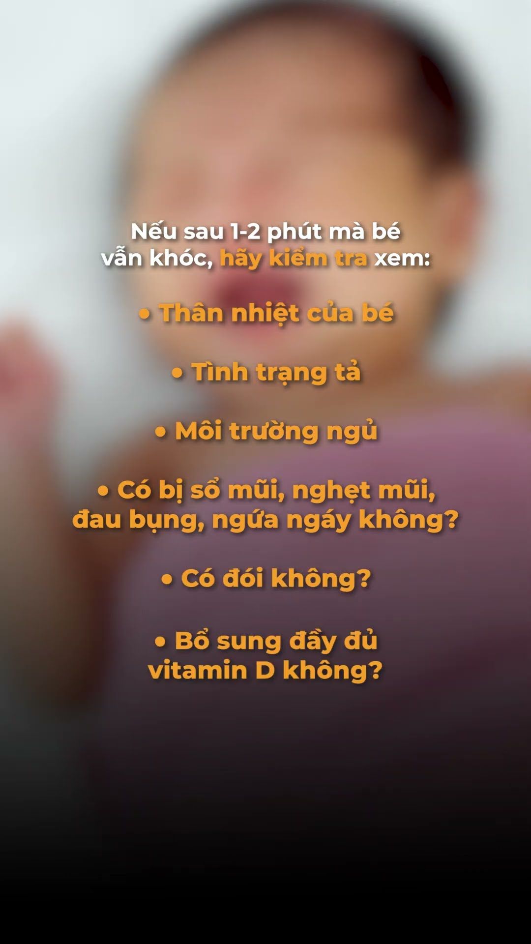 Cách xử lý khi bé rên rỉ khó ngủ trong đêm