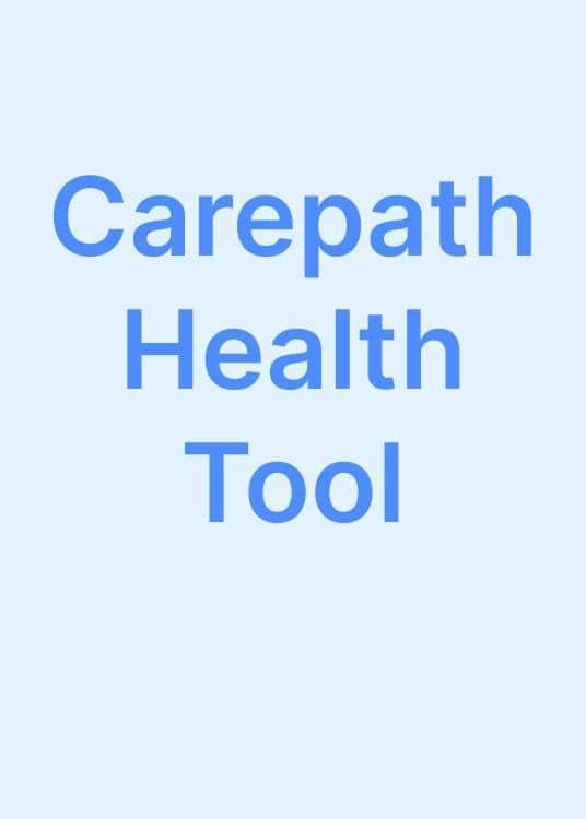 CarePath Health tool