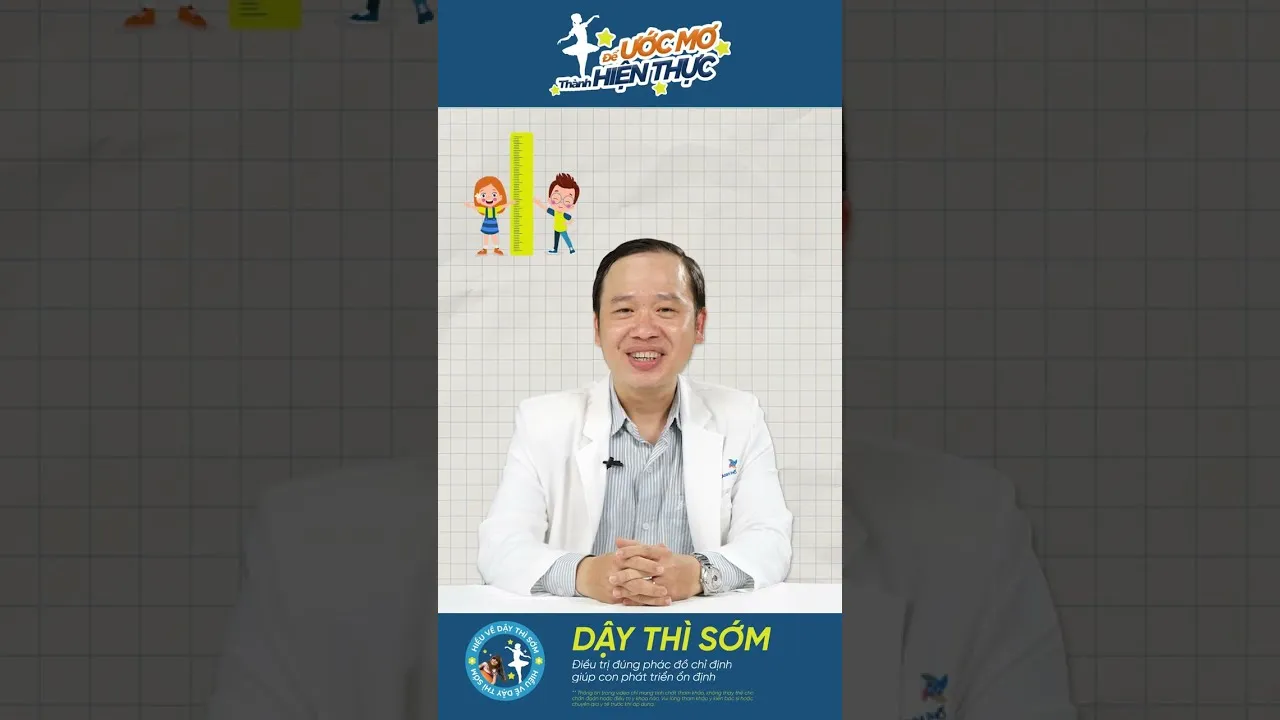 Dậy thì sớm: Điều trị có giúp con bảo toàn chiều cao?